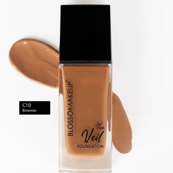 Blossom Makeup foundation Soft Matte Veil - C10 BROWNIE